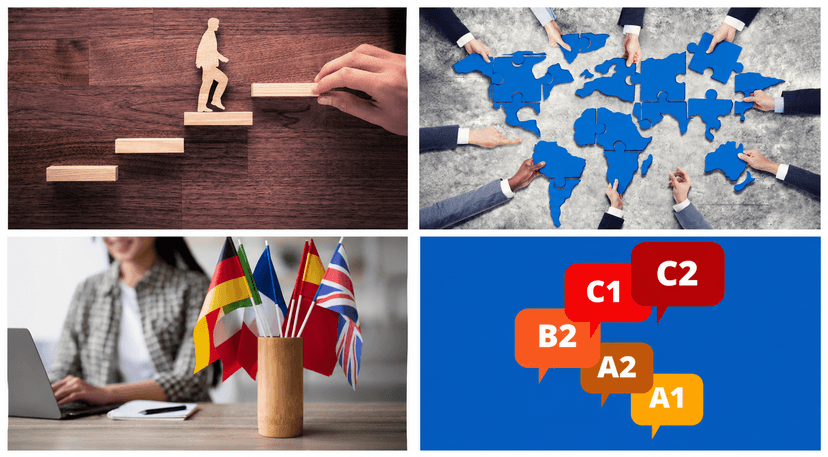 Illustration étape 3 : Formation linguistique & Qualification